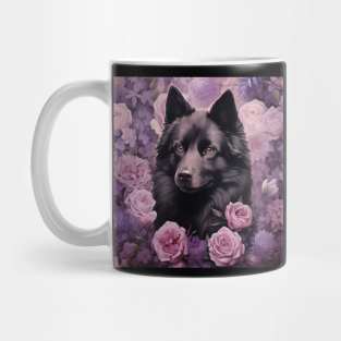 Floral Schipperke Mug